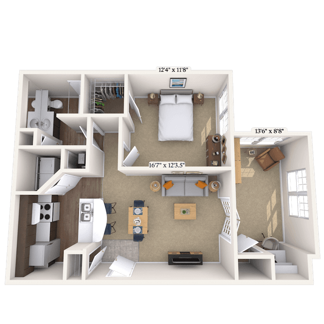 Floorplan image of unit 09090527