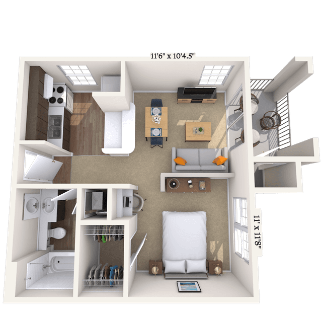 Floorplan image of unit 09090531