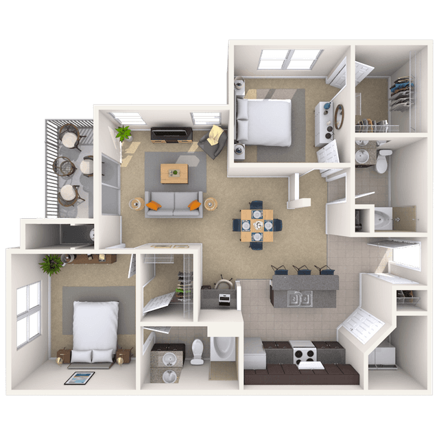 Floorplan image of unit 03101