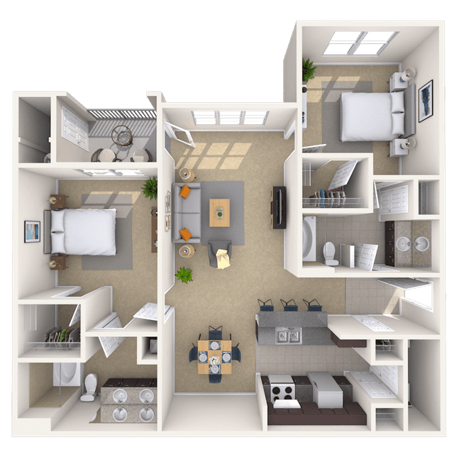 Floorplan image of unit 08109