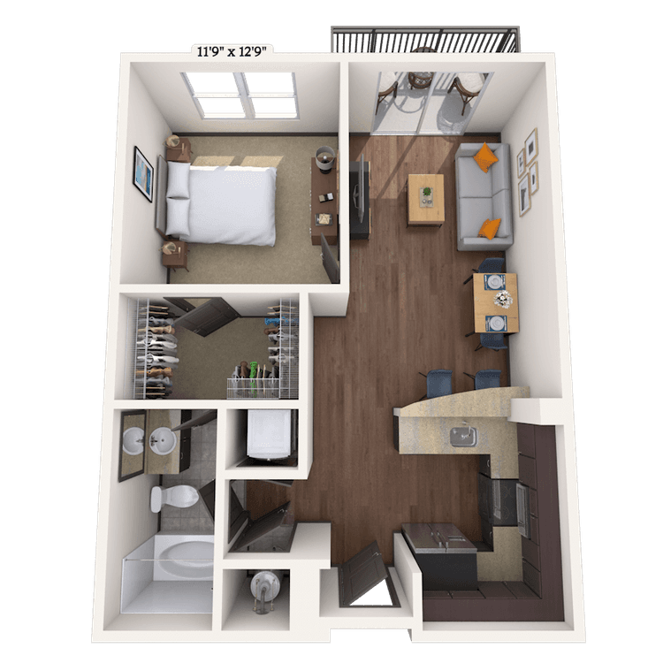 Floorplan image of unit 01310