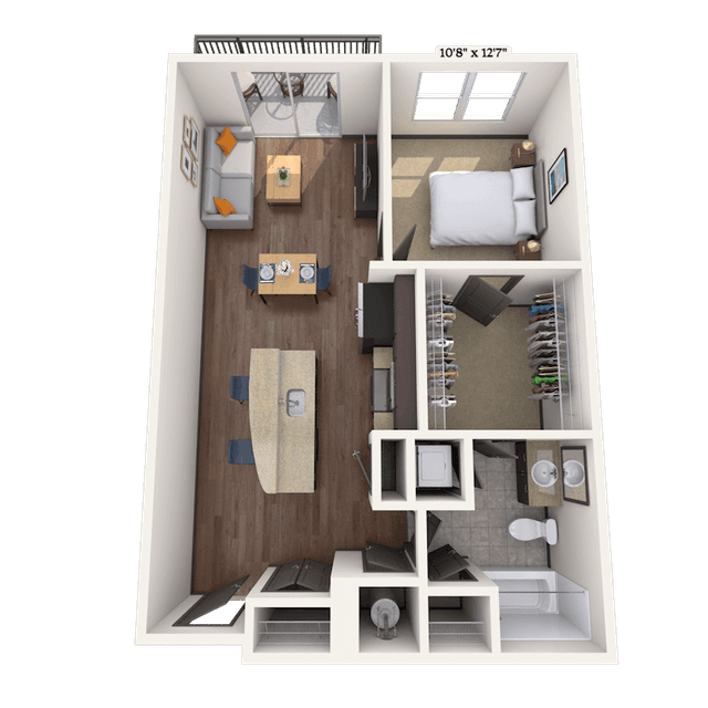 Floorplan image of unit 01622