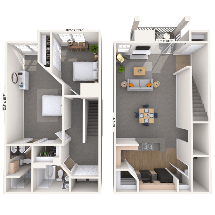 Floorplan image of unit 292902