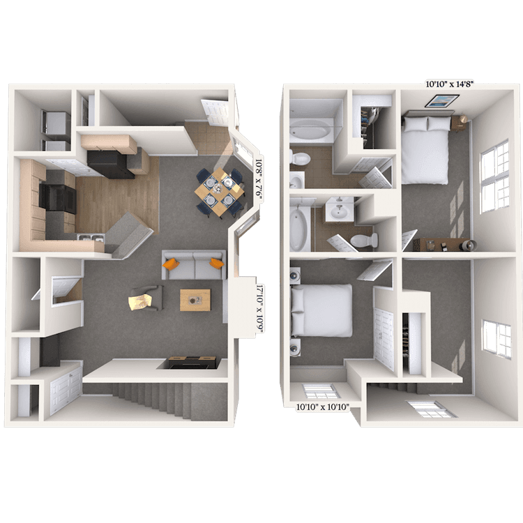 Floorplan image of unit 01106