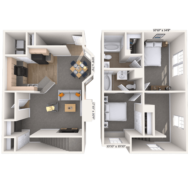 Floorplan image of unit 111106