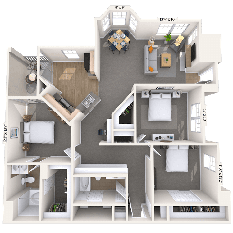 Floorplan image of unit 151511