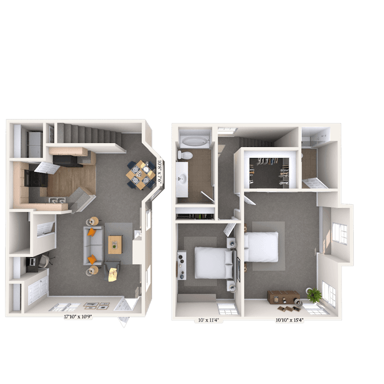 Floorplan image of unit 292906
