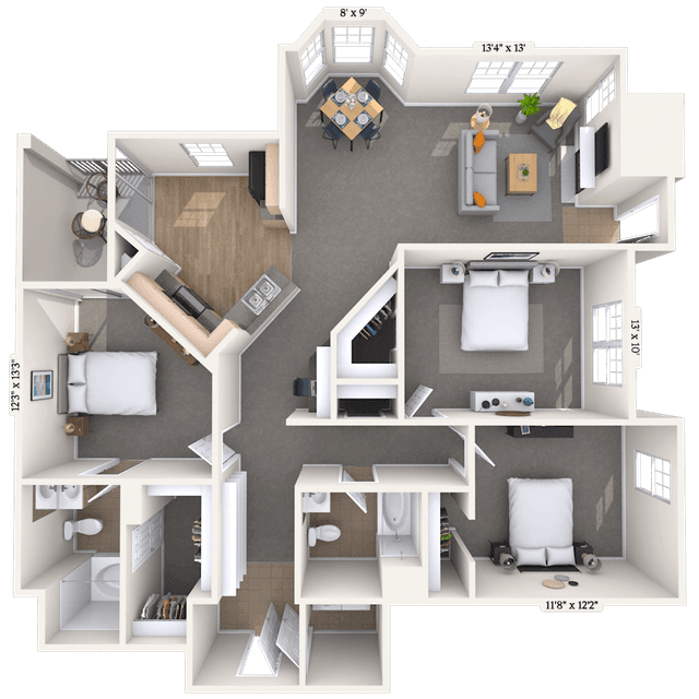 Floorplan image of unit 181810