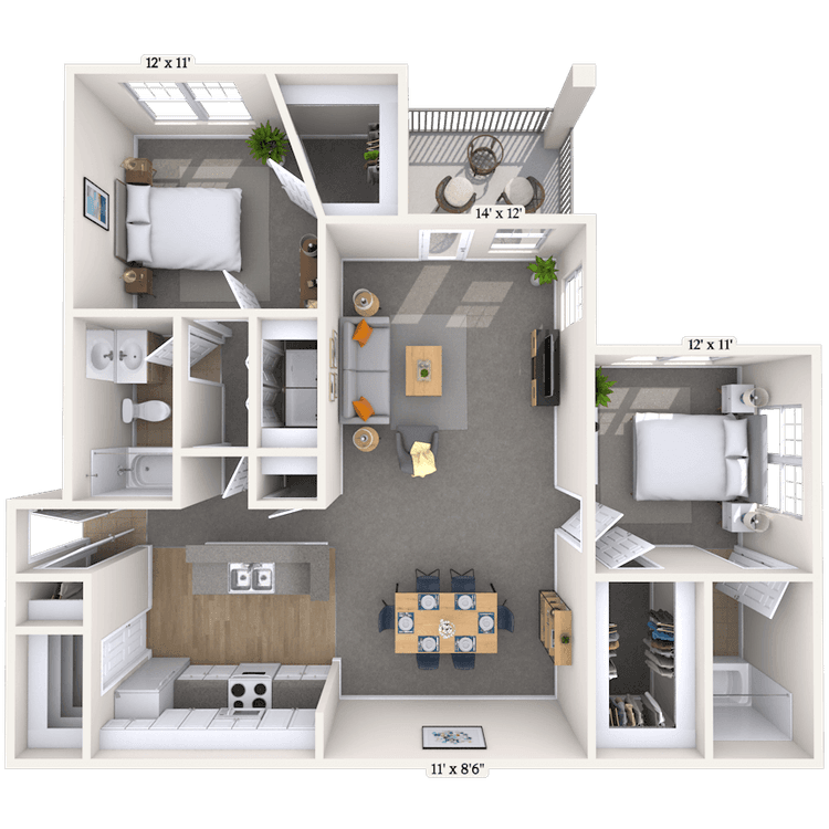 Floorplan image of unit 0101211