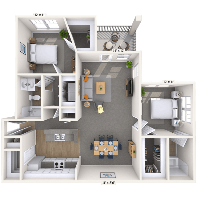 Floorplan image of unit 0115216