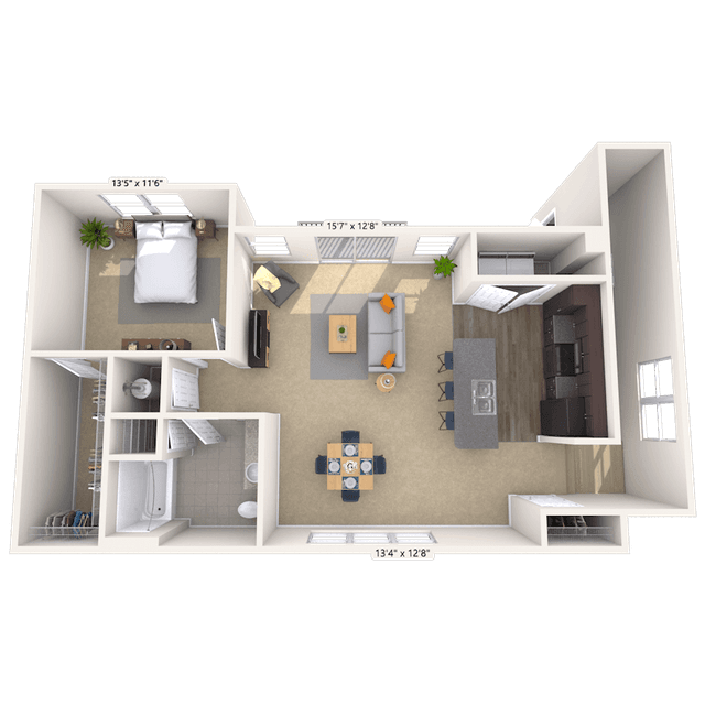Floorplan image of unit GG201