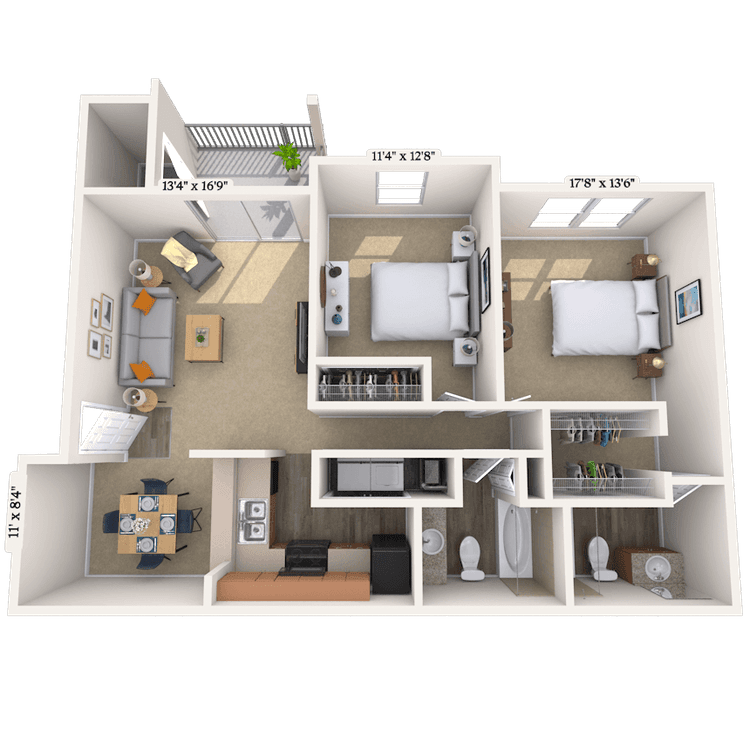 Floorplan image of unit 010337