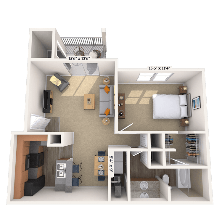 Floorplan image of unit 010523