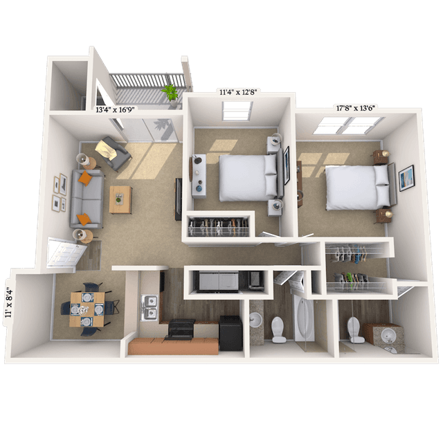 Floorplan image of unit 010815