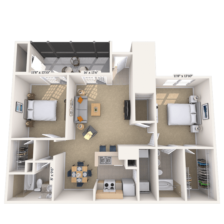 Floorplan image of unit 012018