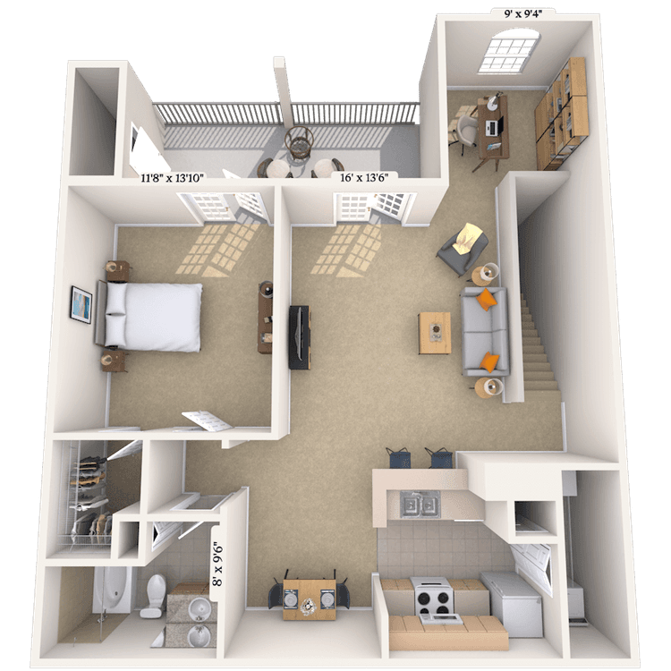 Floorplan image of unit 012126
