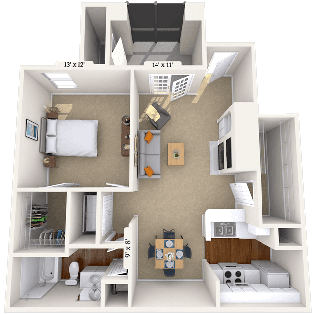 Floorplan image of unit 011212