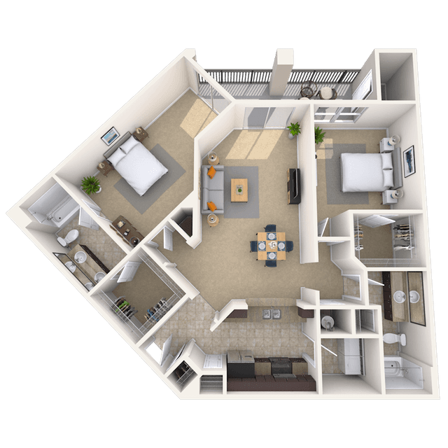 Floorplan image of unit 1111204
