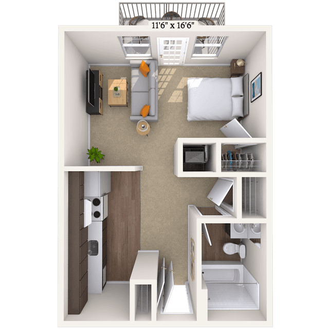 Floorplan image of unit 060602