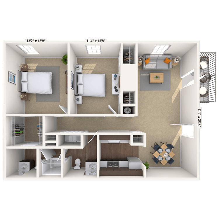 Floorplan image of unit 020212