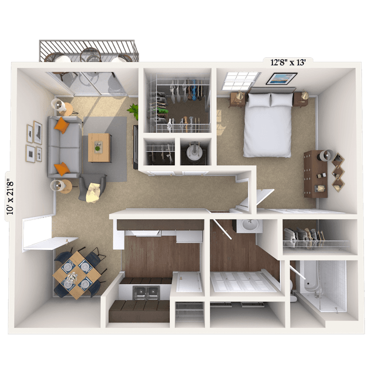 Floorplan image of unit 151517