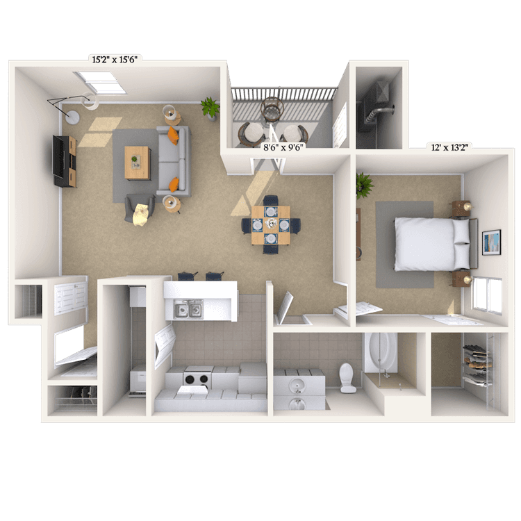 Floorplan image of unit 011008