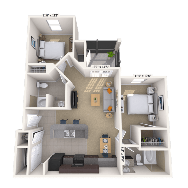 Floorplan image of unit 1515102
