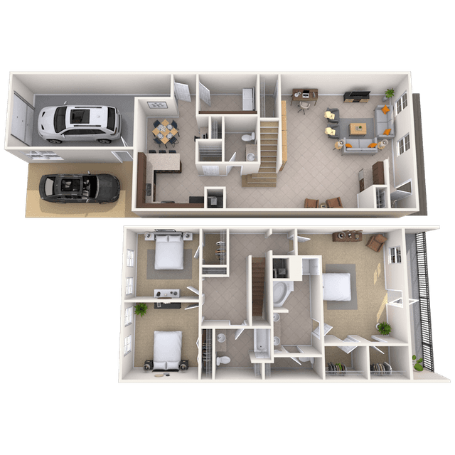 Floorplan image of unit 1515E