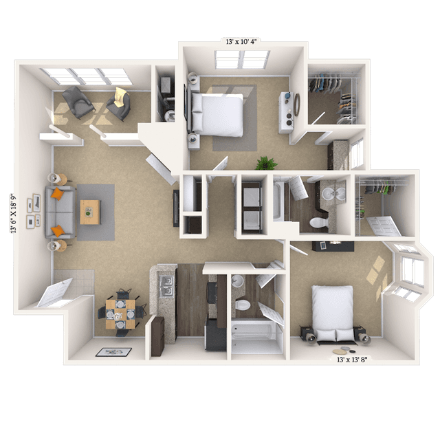 Floorplan image of unit 121211