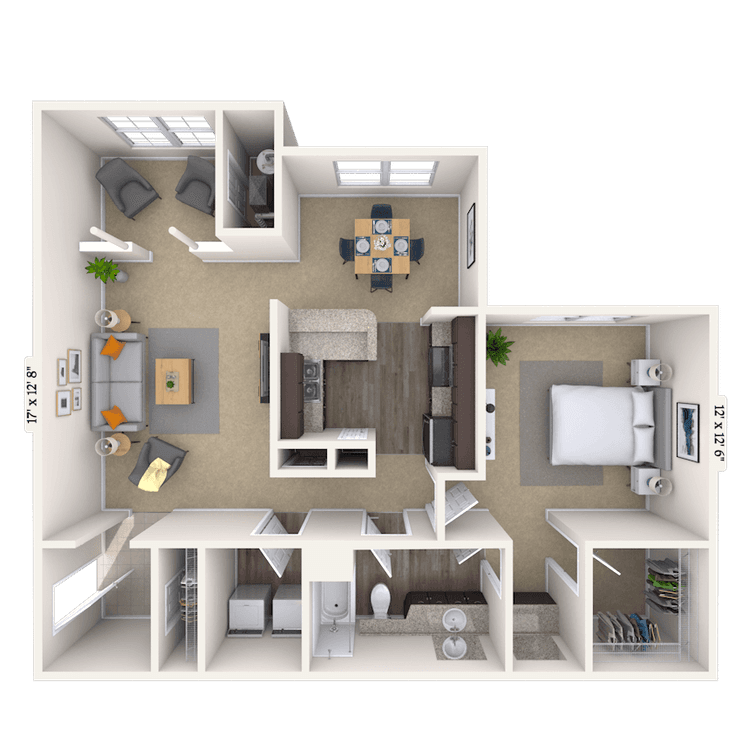 Floorplan image of unit 131322