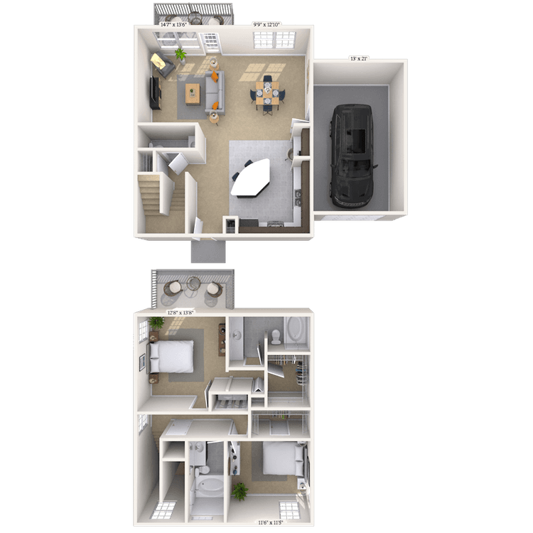 Floorplan image of unit 0606102