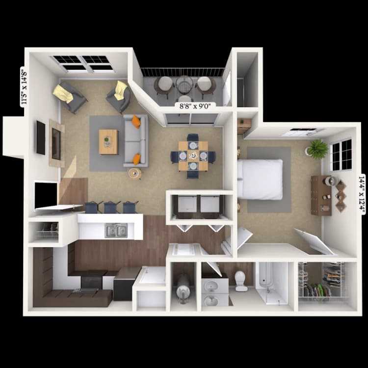 Floorplan image of unit 19796821