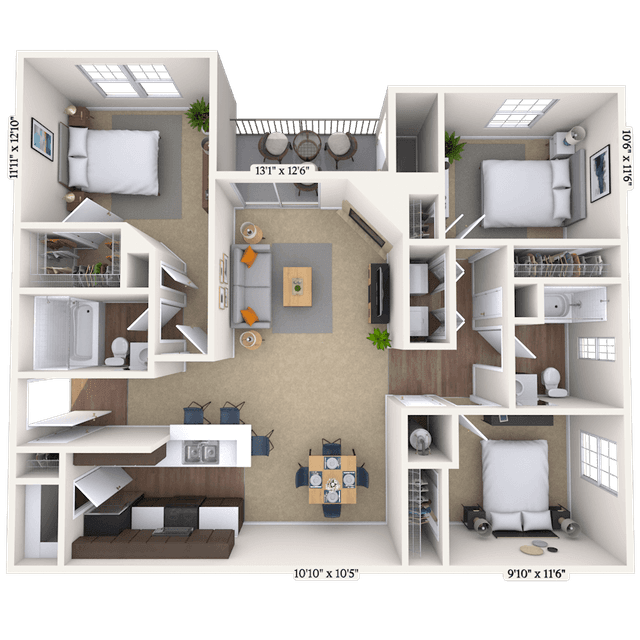 Floorplan image of unit 23791041