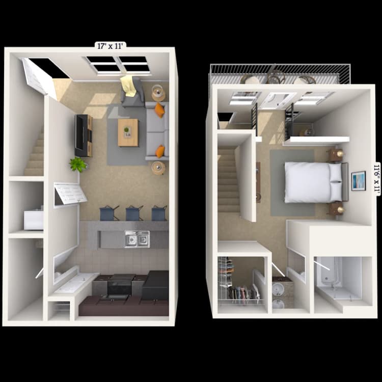 Floorplan image of unit KP01660