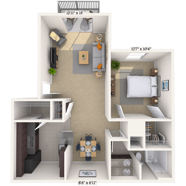 Floorplan image of unit WM67192