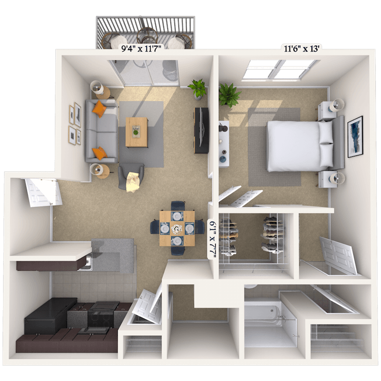 Floorplan image of unit WM67232