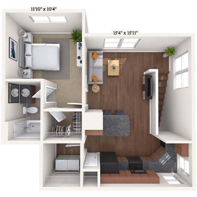 Floorplan image of unit 12129