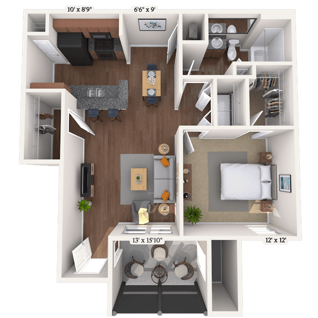 Floorplan image of unit II 24-3115
