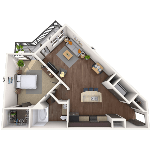 Floorplan image of unit 022310
