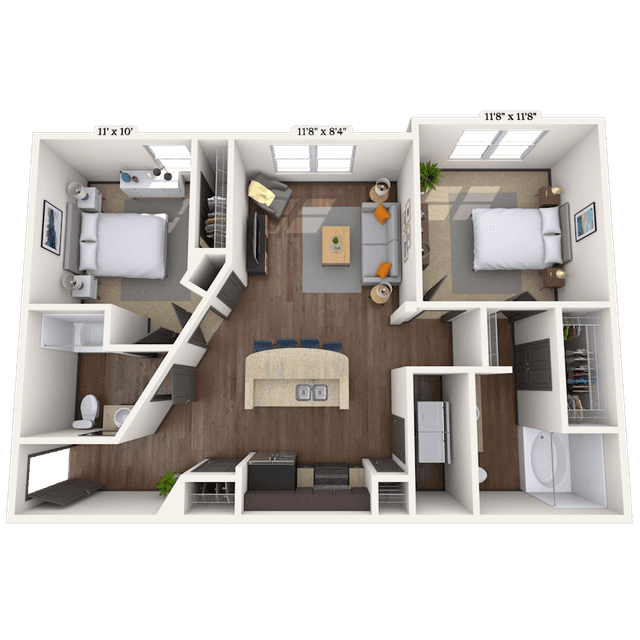 Floorplan image of unit 022118