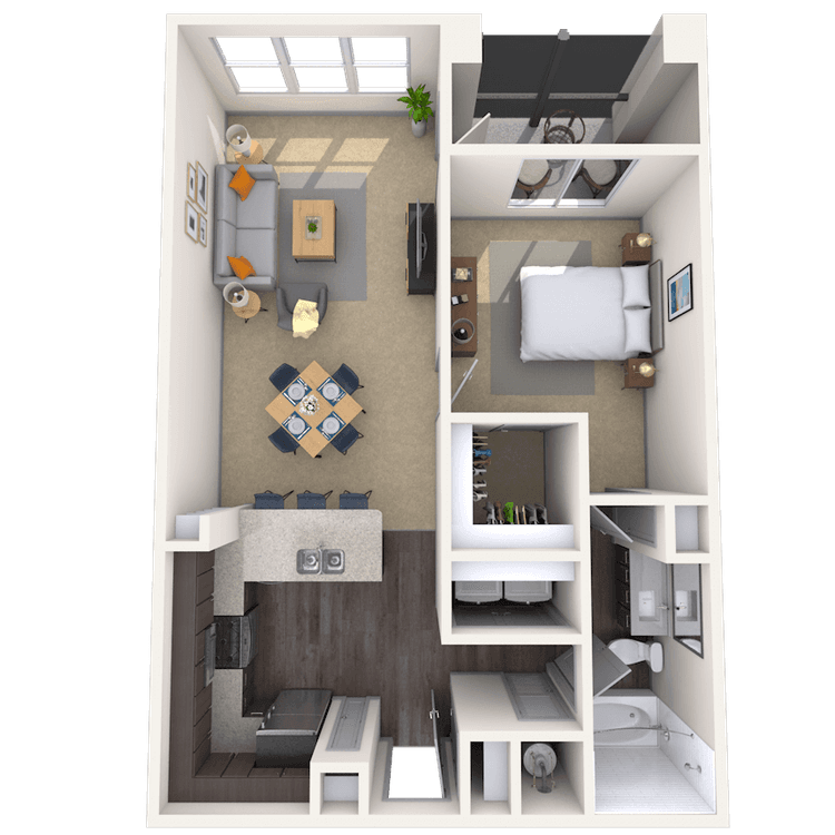 Floorplan image of unit 1500-314