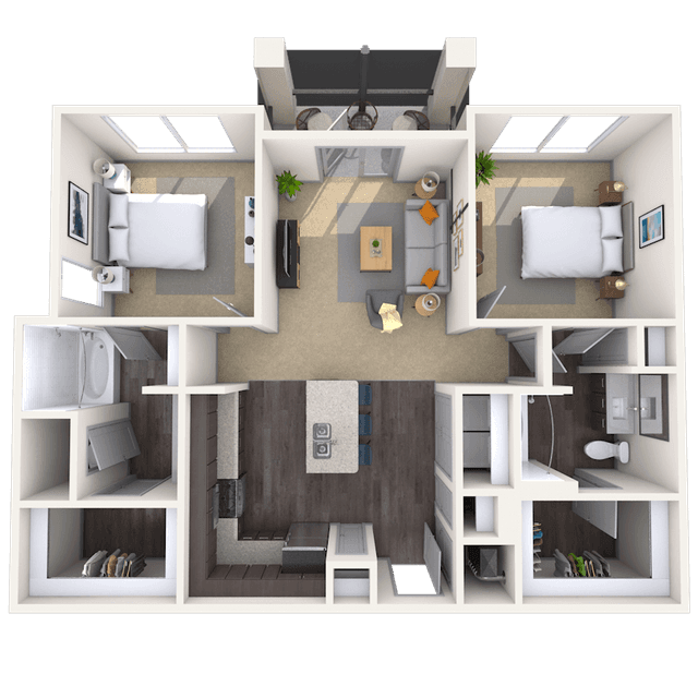 Floorplan image of unit 1500-301