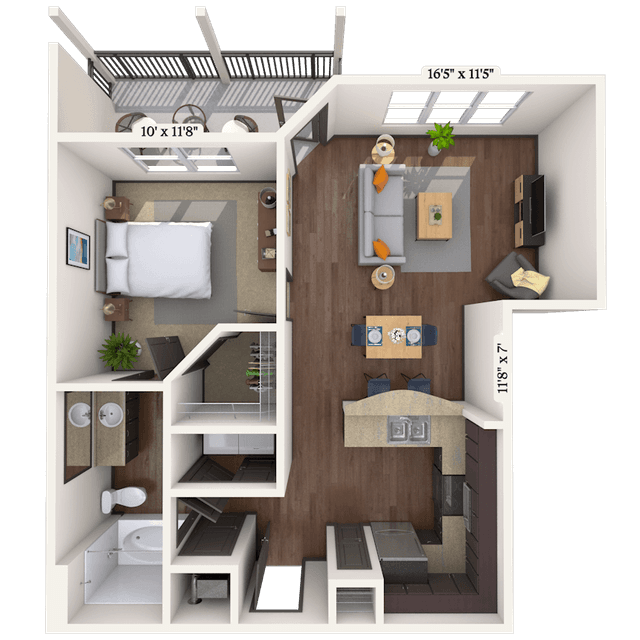 Floorplan image of unit 8405