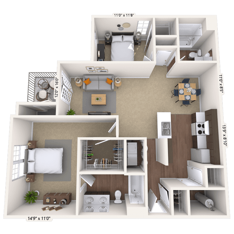 Floorplan image of unit 01950732