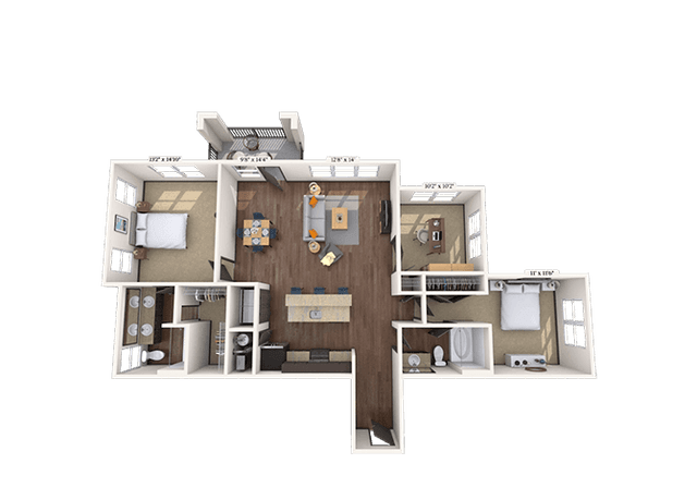 Floorplan image of unit 5-5300