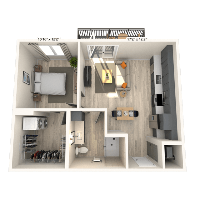 Floorplan image of unit 4049
