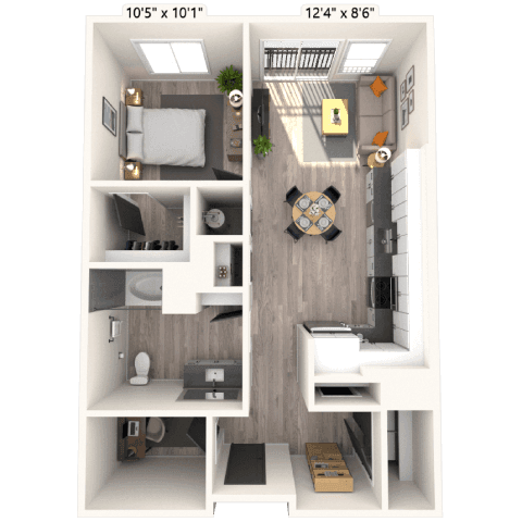 Floorplan image of unit 3232
