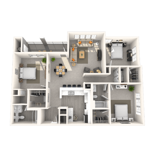 Floorplan image of unit 1827