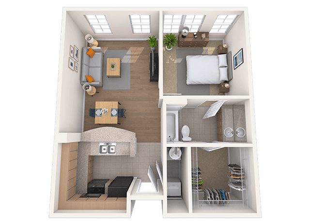 Floorplan image of unit 3521