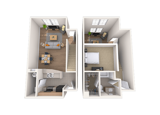 Floorplan image of unit 4101